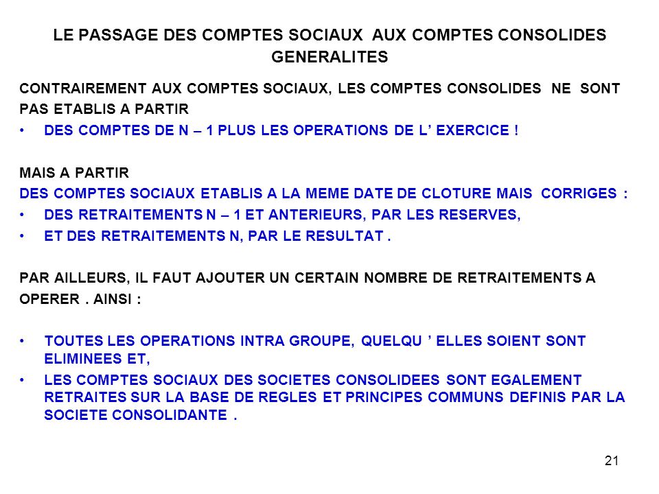 Exercice Corrig Retraitement Consolidation